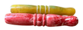 3” Colorful Acrylic Decorative Streak Chillum Hand Pipe